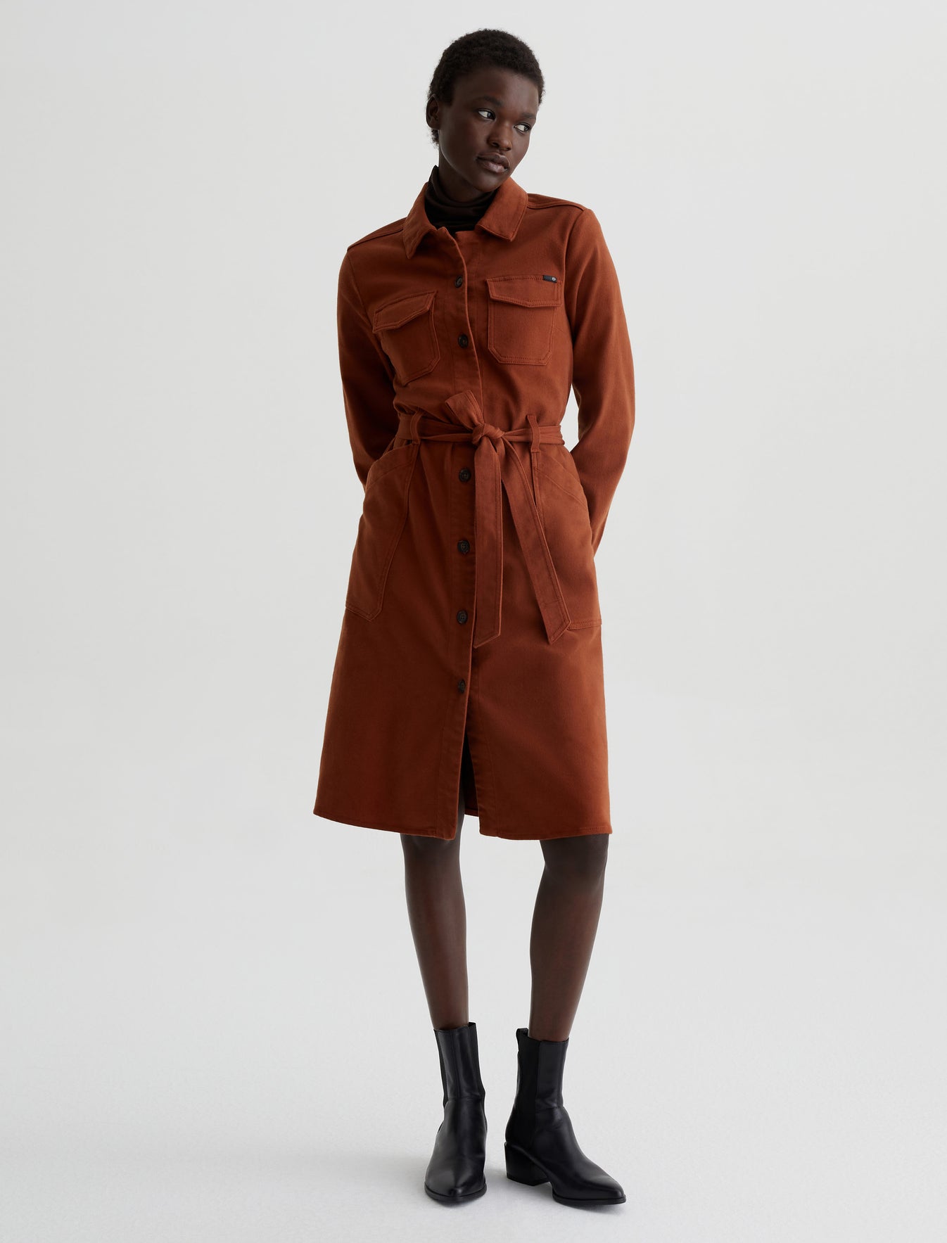 Novi Safari Trench Dress|Cloud Soft Safari Trench Dress